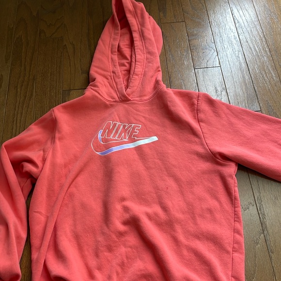 Nike Jackets & Blazers - coraly-pink nike sweatshirt